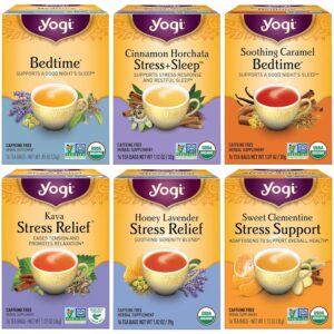 Yogi Tea, stess relief, stress support, and sleep tea