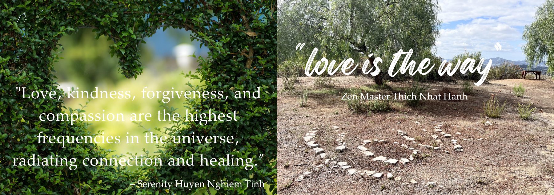 ' love is the way', Zen master Thich Nhat Hanh